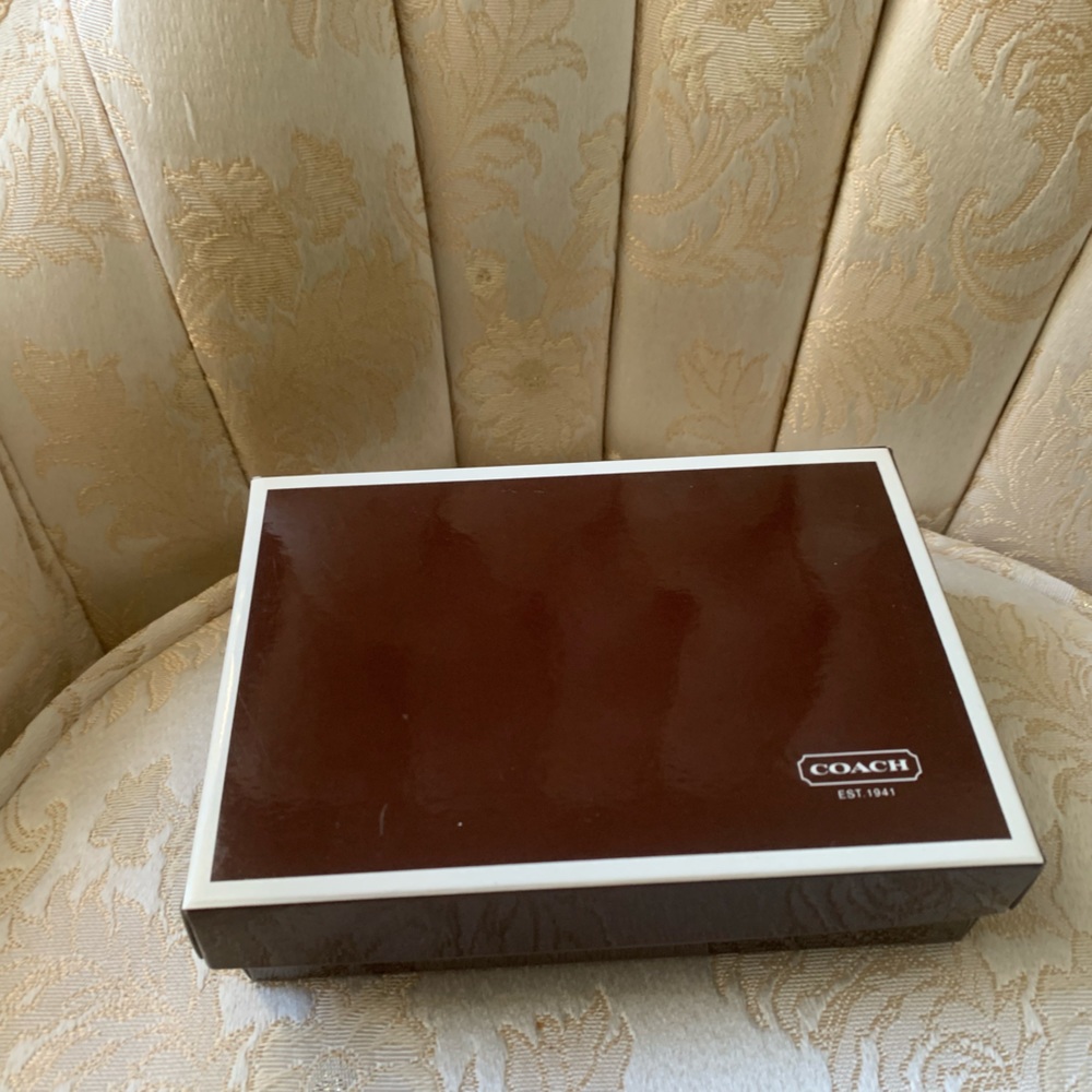 Coach Trifold Leather Wallet